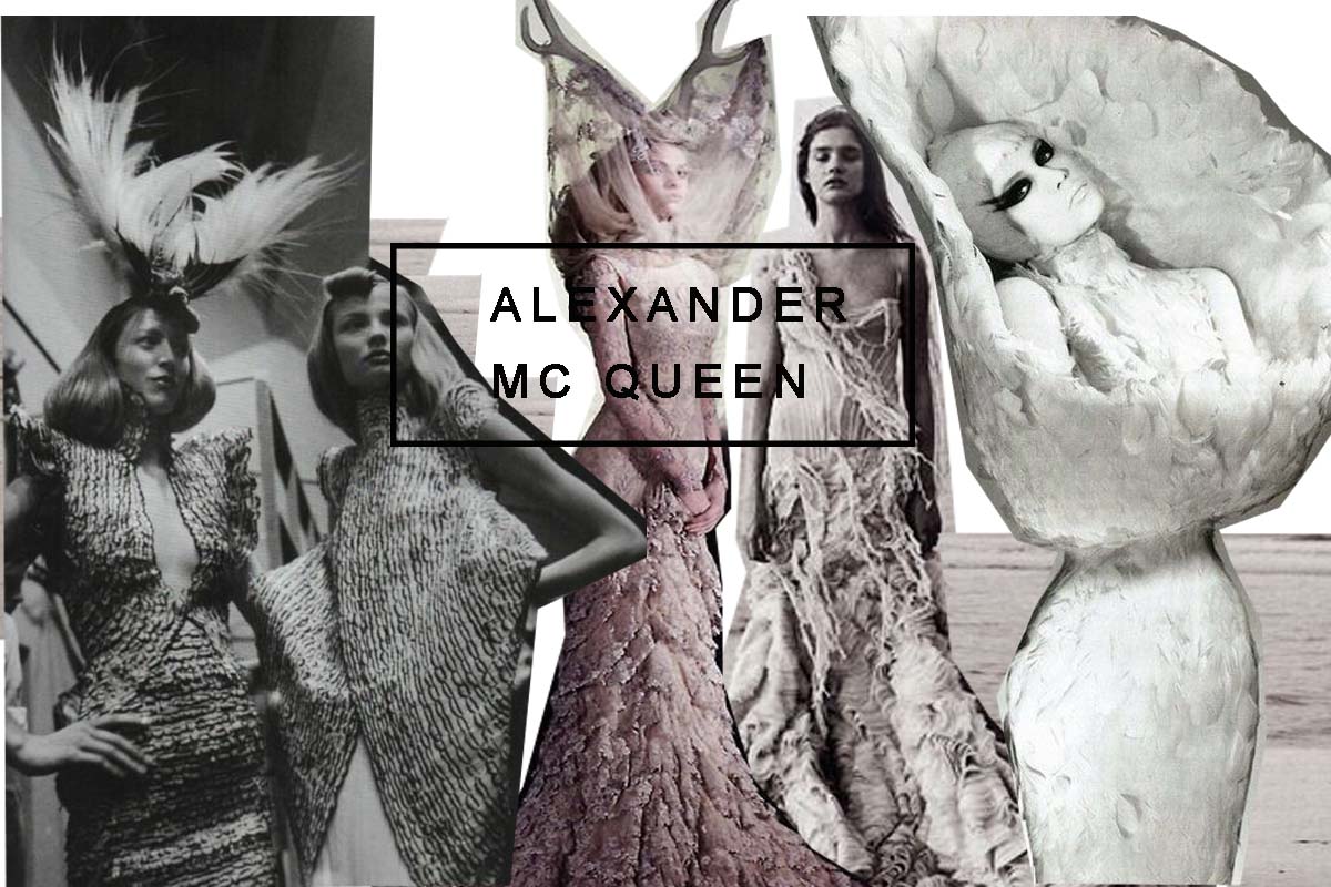 alexander mcqueen, collage, mode collage, figurines, illustration, illustrationen,mcqueen,savage beauty,london, fashion design,fashion designer, victoria and albert, enfant terrible