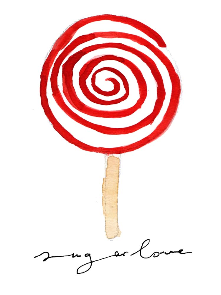 Illustration, Illustrationen, Eis, Illustration Eis, Aquarell,