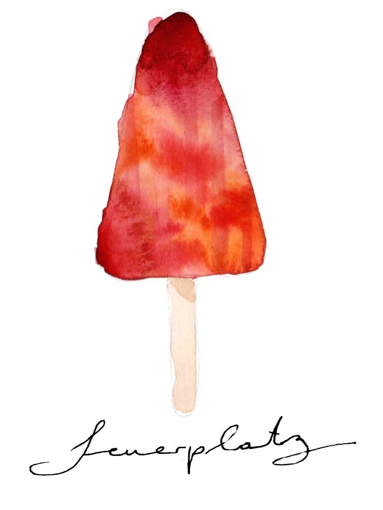 Illustration, Illustrationen, Eis, Illustration Eis, Aquarell, 