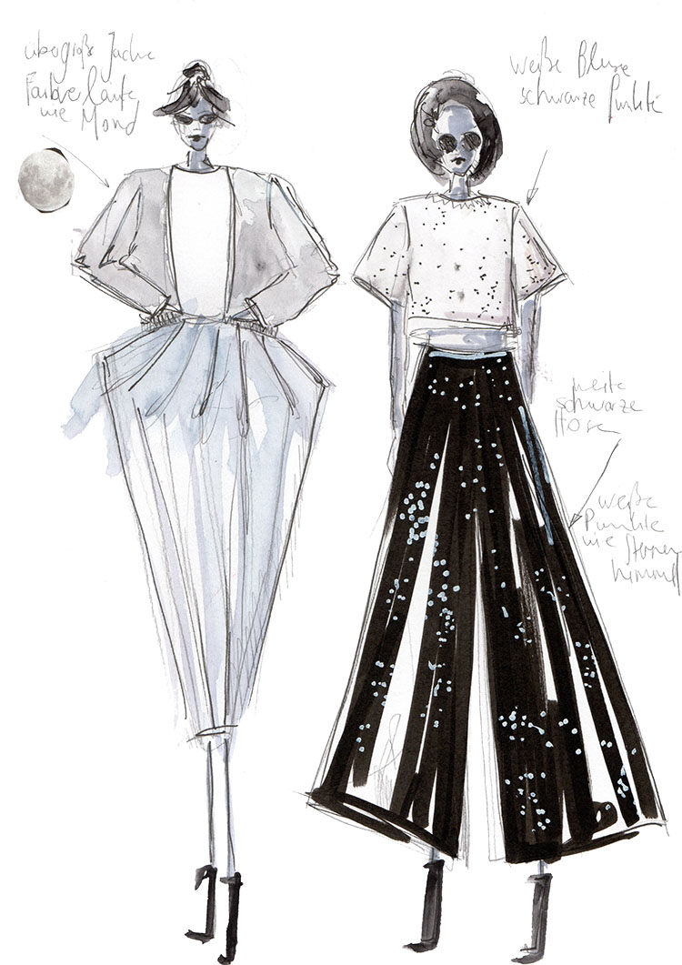 Du designst gerne Mode ? Ich gebe dir Tipps, wie du deine eigene Modekollektion erstellen kannst und wie ich selber bei meiner Kollektion zum Thema Weltraum vorgegangen bin! Lies sie und starte gleich durch! Hermine on walk | Fashion Design | Mode Design | Fashion Illustration | Fashion Sketch |