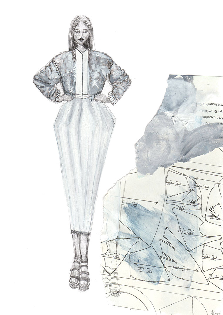 Du designst gerne Mode ? Ich gebe dir Tipps, wie du deine eigene Modekollektion erstellen kannst und wie ich selber bei meiner Kollektion zum Thema Weltraum vorgegangen bin! Lies sie und starte gleich durch! Hermine on walk | Fashion Design | Mode Design | Fashion Illustration | Fashion Sketch | 