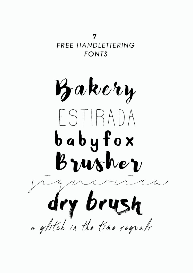 Ich zeige euch 7 kostenlose handgeschriebene Schriftarten, die mir sehr gut gefallen. Einfach downloaden und gleich mit dem nächsten Grafik Design starten| Hermine on walk | Free handlettering Fonts | Graphic Design | Quotes