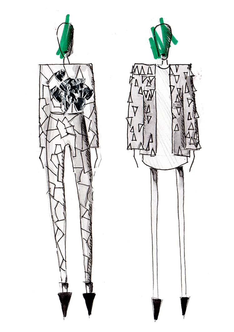 Erfahrt, welche 5 Schritte ich gerne befolge, wenn ich eine eigenen Modekollektion entwerfen möchte. Lest diesen Post und probiert sie aus ! Hermine on walk | Mode Design | Fashion Design | Fashion Illustration | Fashion Sketch