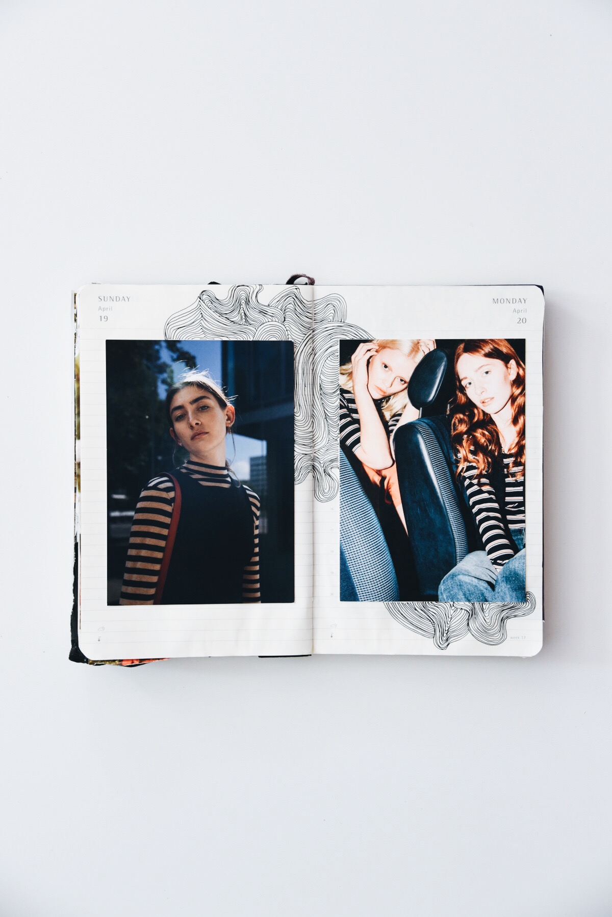 An alle Skizzenbuch Liebhaber: Erfahrt, warum ich ein totaler Sketchbook Fan bin, wodurch das ausgelöst wurde + weshalb ihr selber eines haben solltet! | Hermine on walk | Art Collages | Sketchbook | Fashion Design Sketchbook | Skizzenbuch | Graphic Design | Magazine Cover