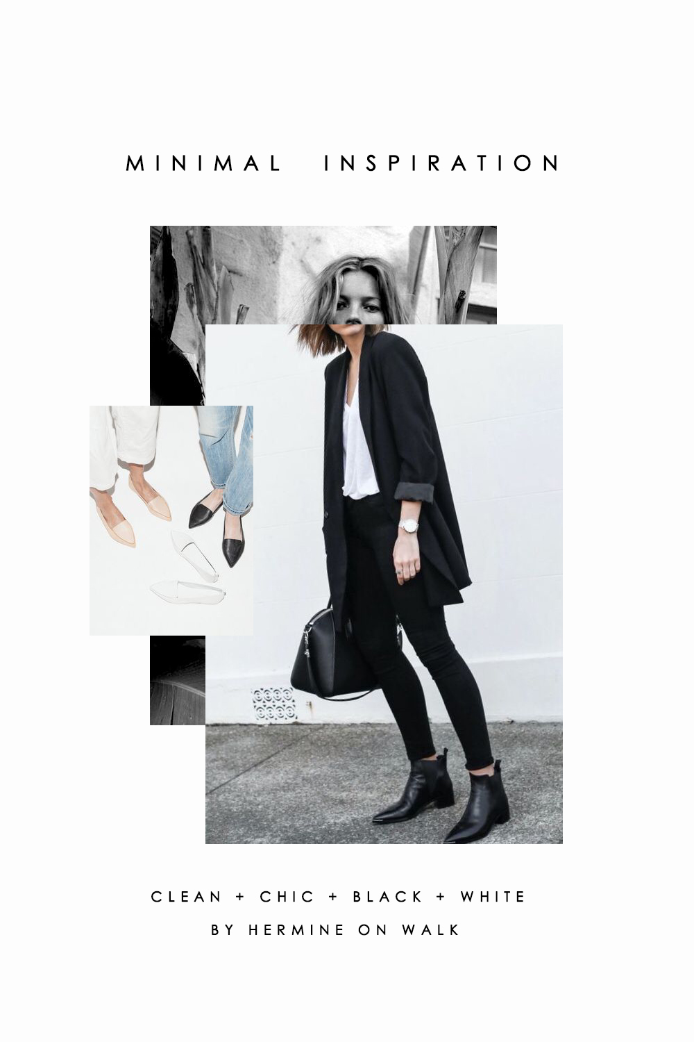 Seht euch meine Collagen für Inspiration zu Minimal Fashion an, erfahrt wie ich mit dem Bloggen angefangen habe und warum ich kein Mode Blog sein möchte | Hermine on walk | Minimalismus | Mode Collagen | Fashion Collage | Graphic Design | Fashion Sketchbook | Fashion Inspiration