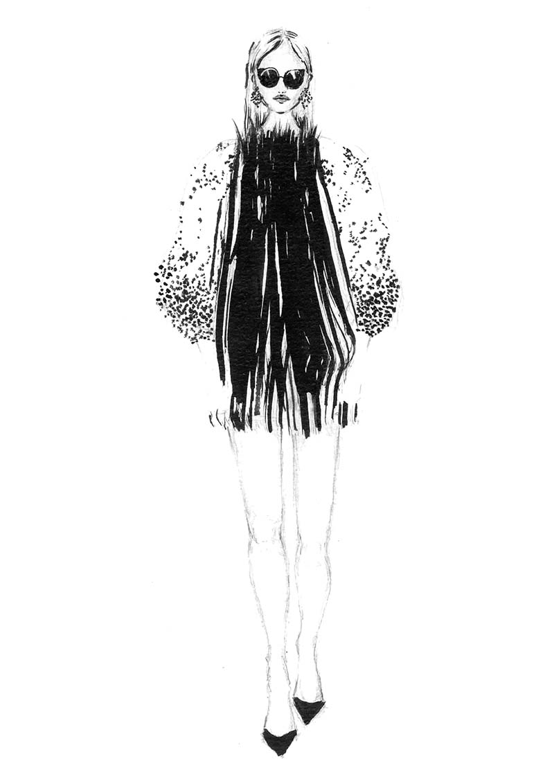 So zeichnest du MODE ILLUSTRATIONEN, auch wenn deine Kreativität gerade nicht zu existieren scheint + 3 TIPPS gegen Kreativitätslosigkeit | Hermine on walk | Mode Illustration | Fashion Illustration | Sketchbook | Fashion Sketch | Fashion Sketchbook | Black and white Illustration | Fashion Sketchbook
