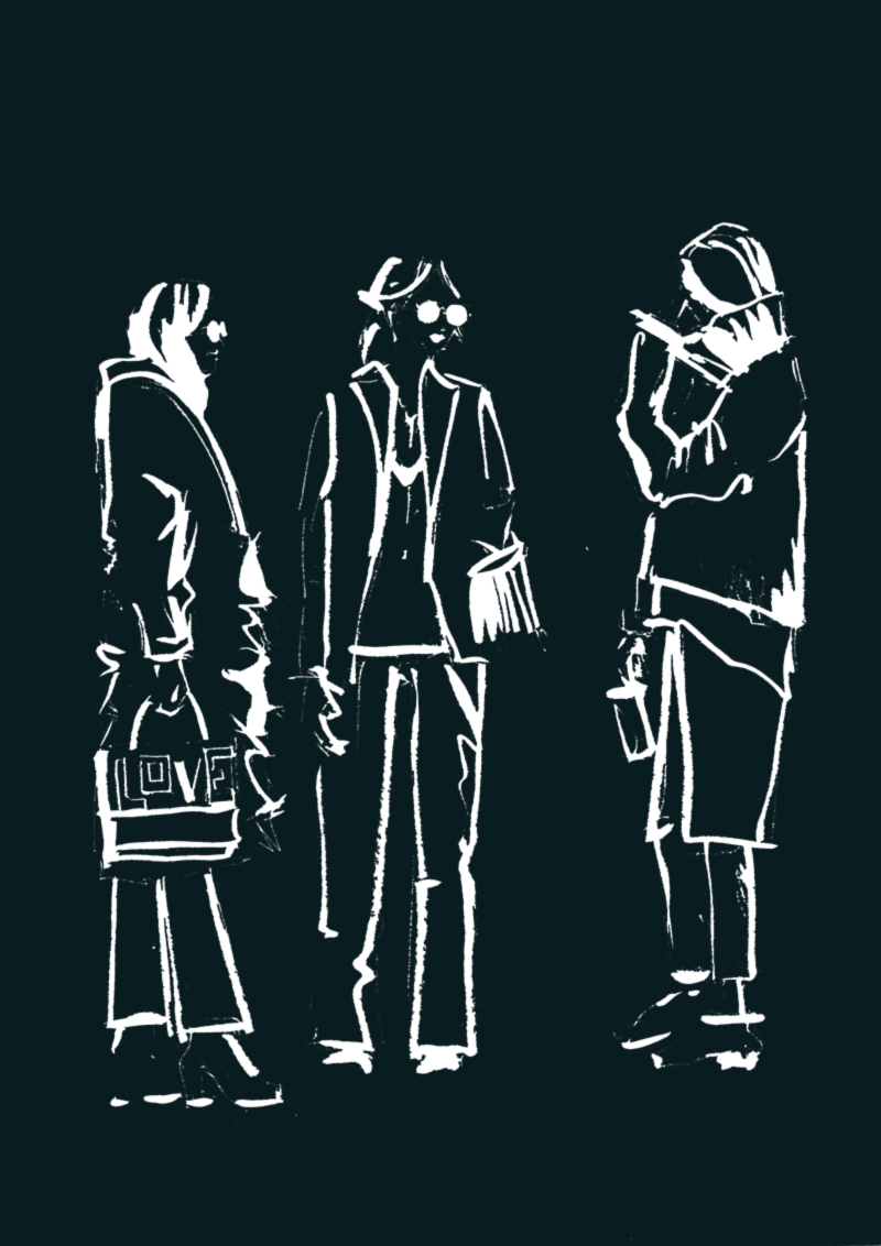 Erfahrt warum das Zeichnen von Mode Skizzen entspannend ist, den Kopf frei macht, zur Ruhe bringt und sogar meditativ wirkt. | Hermine on walk | Fashion Sketch | Fashion Sketchbook | Fashion Illustration | Mode Skizze